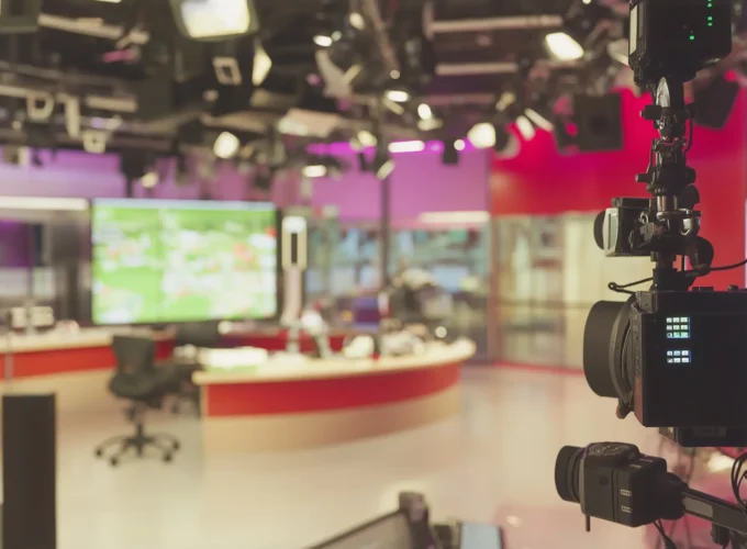 Modern TV Studio Setup